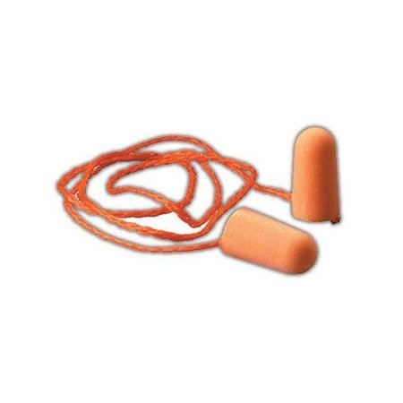 3M 1110 Series Foam Corded Earplugs, 100 Pairs, 100PK 50051138290097